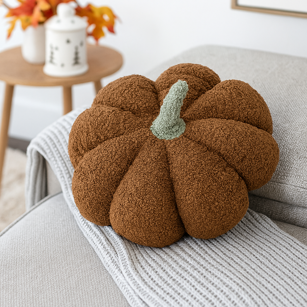 Blair Pumpkin II - Hand Made Pumpkin Shaped Pillows/Decorative Cushions