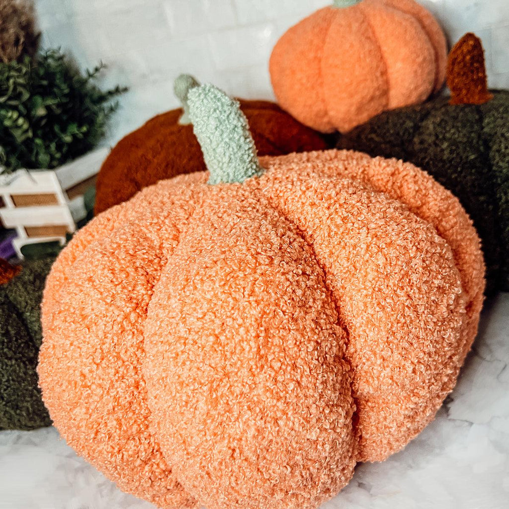 Blair Pumpkin II - Hand Made Pumpkin Shaped Pillows/Decorative Cushions