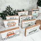 Welcome Home Wooden Seasonal Sign 6x4 Rustic Door Wall Decor
