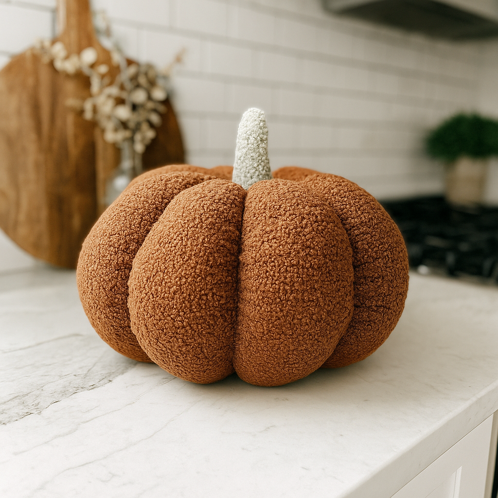 Blair Pumpkin II - Hand Made Pumpkin Shaped Pillows/Decorative Cushions