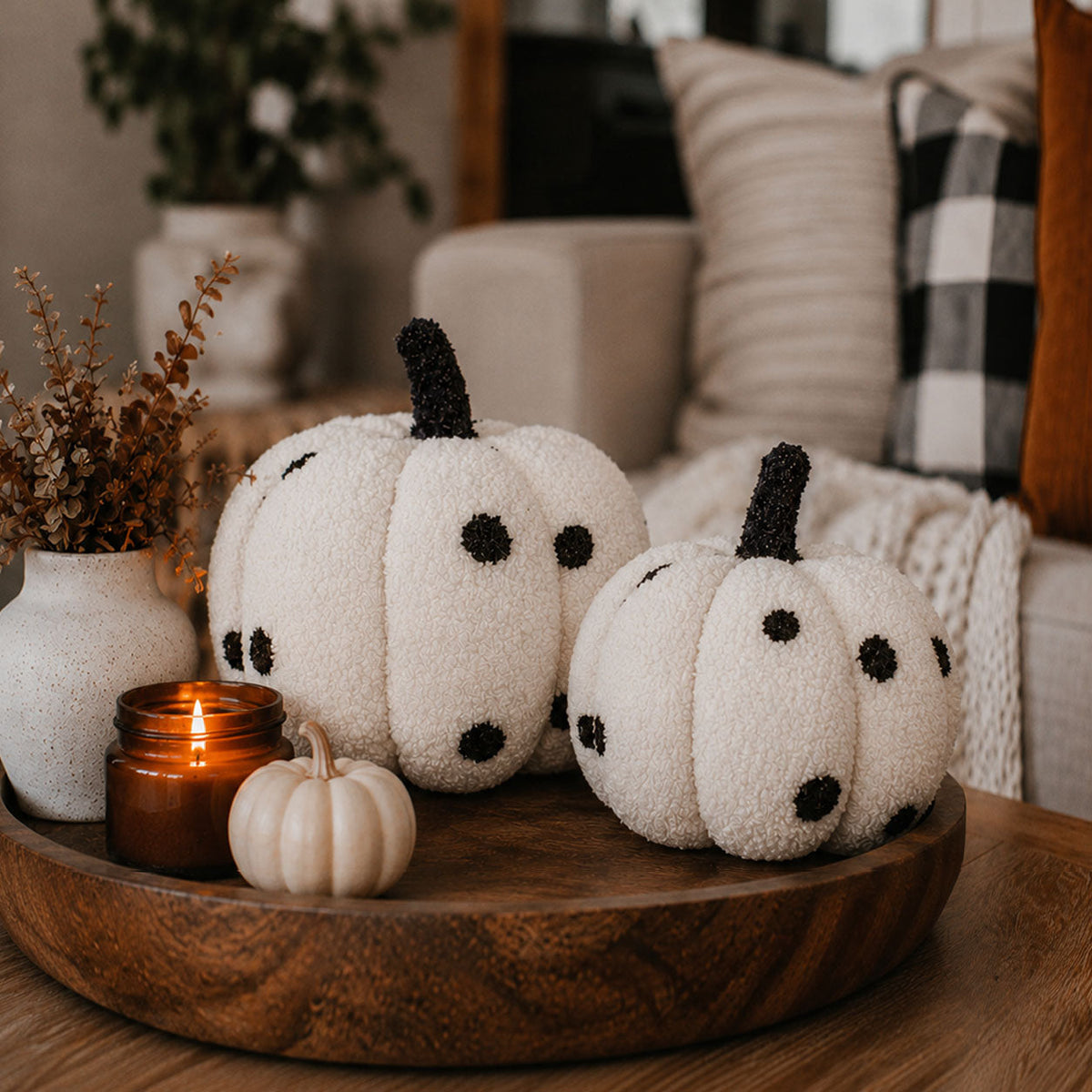 Blair Pumpkin II - Hand Made Pumpkin Shaped Pillows/Decorative Cushions