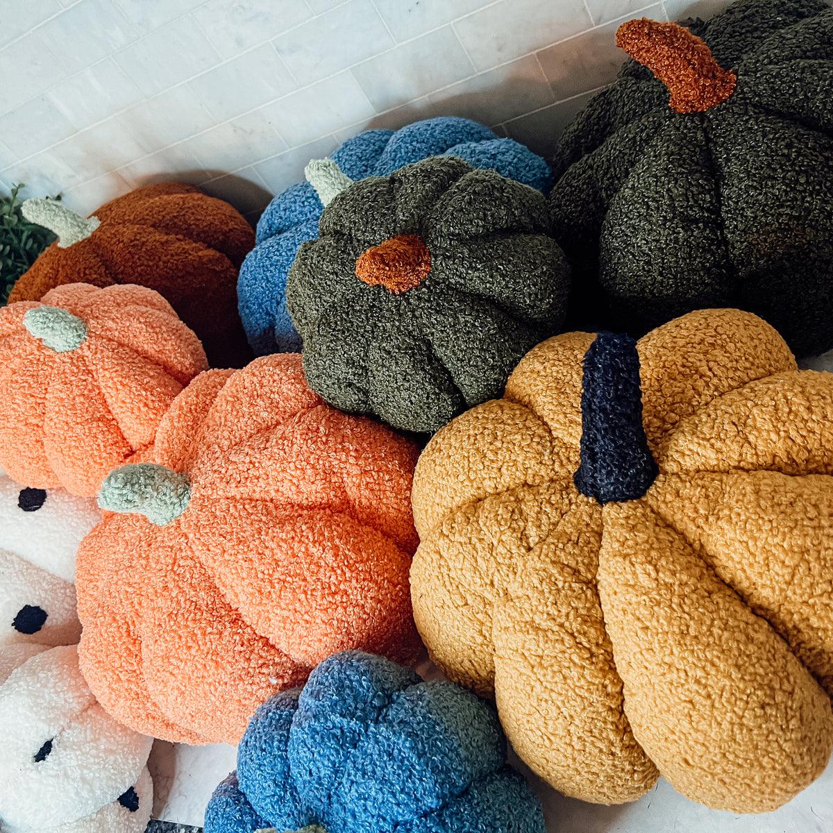 Blair Pumpkin II - Hand Made Pumpkin Shaped Pillows/Decorative Cushions