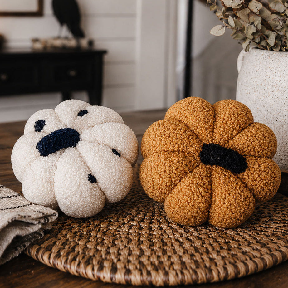 Blair Pumpkin II - Hand Made Pumpkin Shaped Pillows/Decorative Cushions