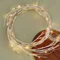 LED Christmas Lights Warm White Battery Operated Indoor Outdoor Decoration