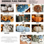 Blair Pumpkin II - Hand Made Pumpkin Shaped Pillows/Decorative Cushions